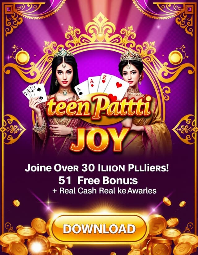 Teen Patti Joy Mod Apk Banner
